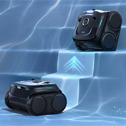 Stationnement intelligent Wybot C2 Vision et nettoyage des marches d'escalier