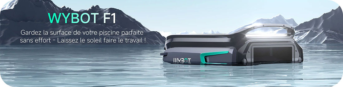 Robot piscine de surface Wybot F1