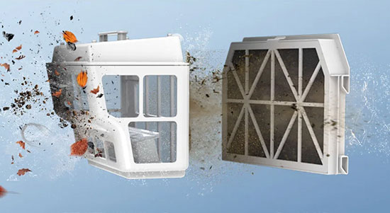 Double filtration ultra fine Wybot M1C