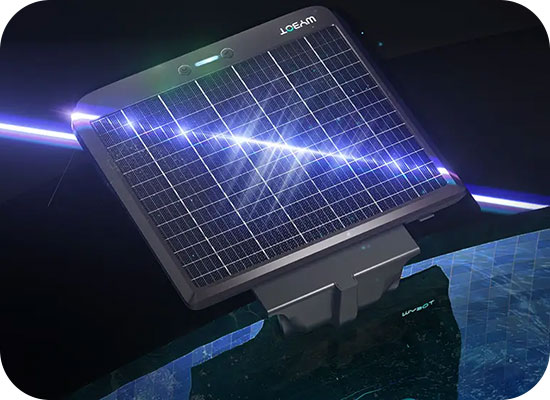 Dock de stationnement et de recharge solaire Wybot S2 Solar Vision