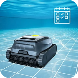 Programmation multi-jours des cycles de nettoyage piscine du Freedom Lite Zodiac