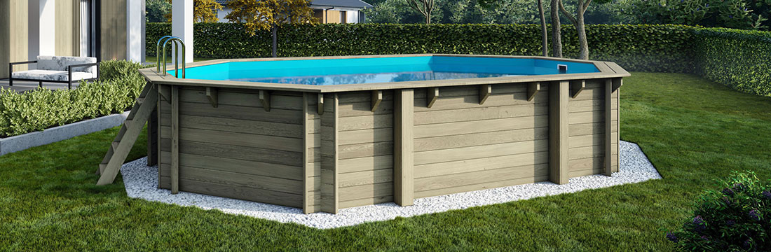 Piscine bois Altanka 6,57 x 4,07 h1,20m