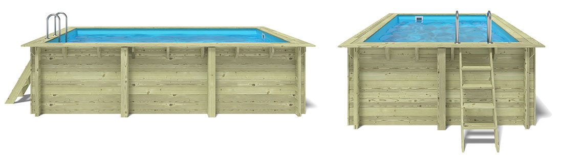 Piscine bois Altanka 5,00 x 3,00 h1,25m