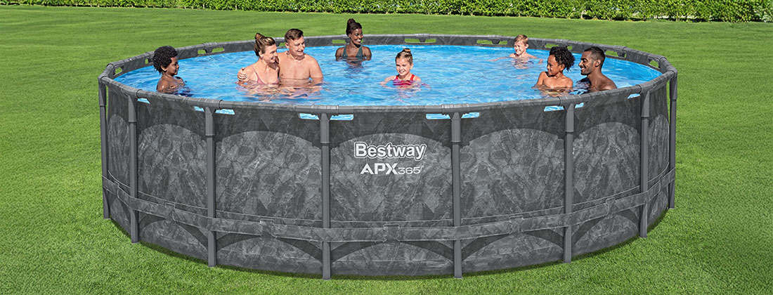 Piscine tubulaire APX 365 Bestway 5,49 x h1,32m ronde