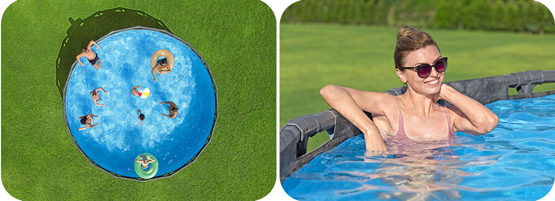 Piscine rectangle APX 365 Bestway 5,49 x h1,32m