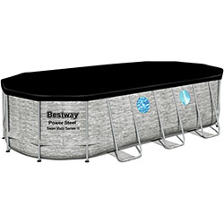 Couverture pour piscine Bestway ovale