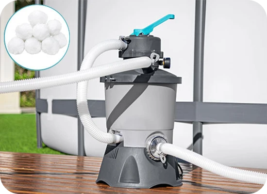 Filtration polysphères pour piscine Bestway Hydrium 365 à paroi en acier