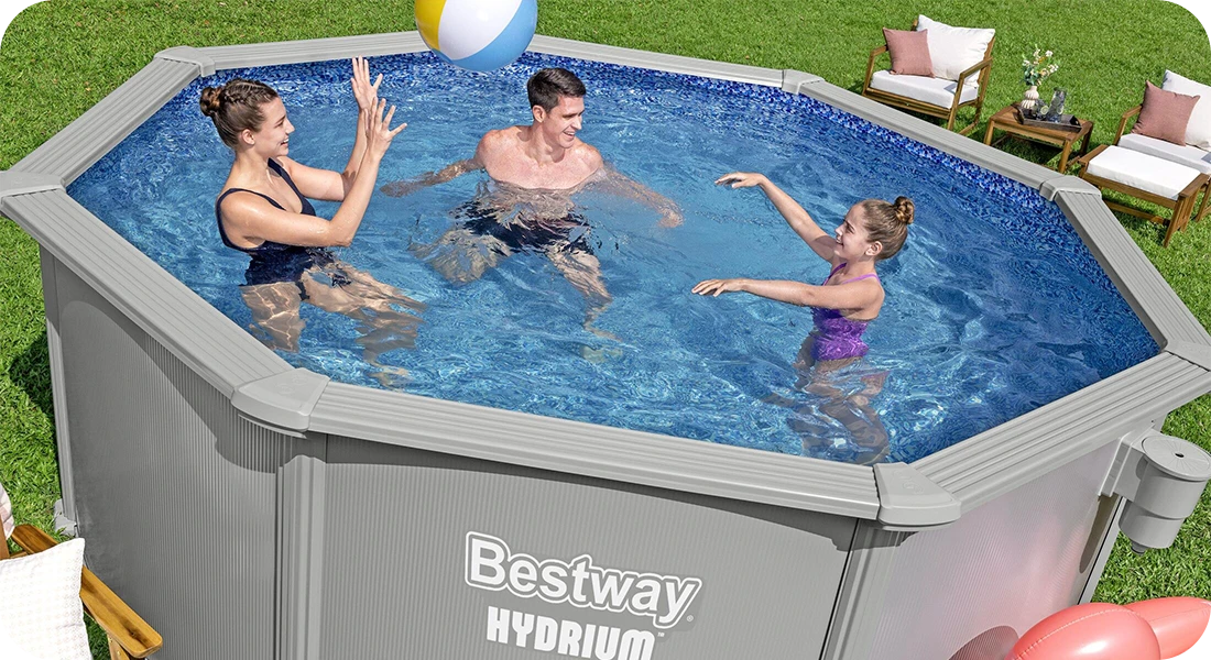 Piscine acier Bestway ronde Hydrium 3,66 x h1,22m