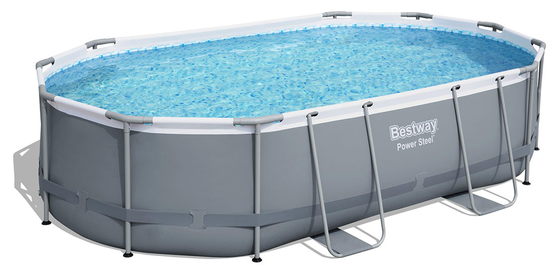 Piscine tubulaire Bestway ovale Power Steel 4,88 x 3,05 x h1,07m