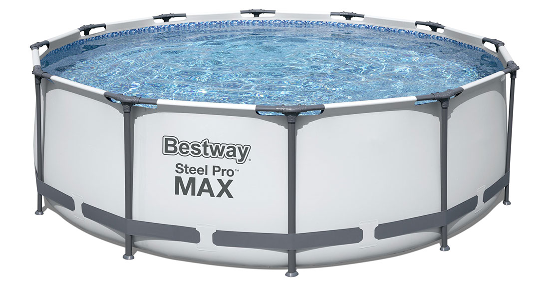 Piscine tubulaire Bestway ronde Steel Pro Max 3,66 x h1,00m