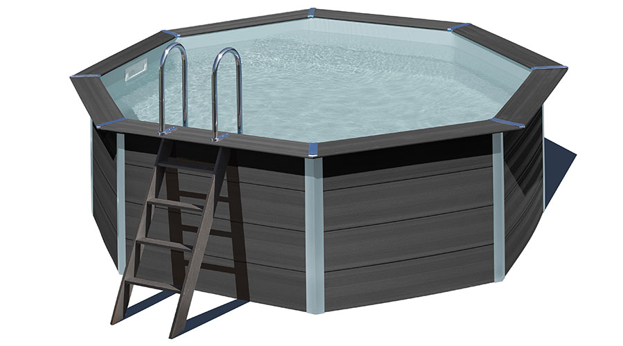 Piscine bois composite Avant Garde 4,10 x h1,24m