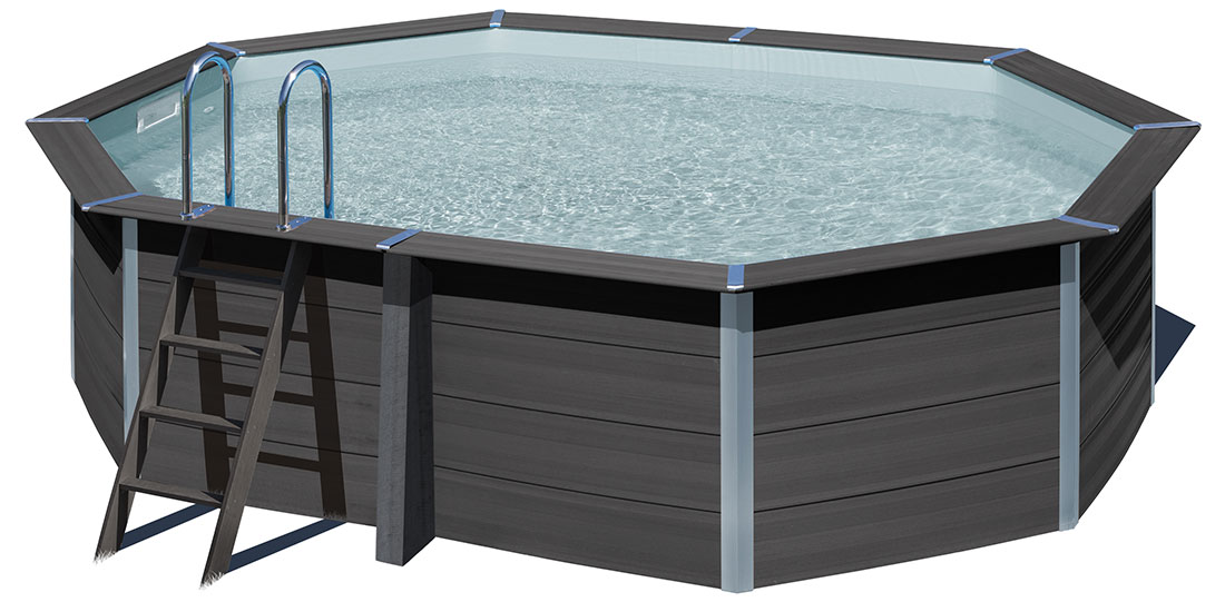 Piscine bois composite Avant Garde 5,24 x 3,86 x h1,24m