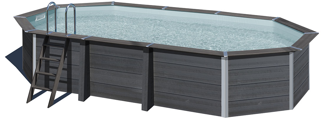 Piscine bois composite Avant Garde 6,64 x 3,86 x h1,24m
