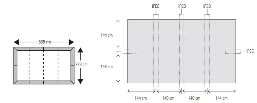 PISCINE HORS SOL COMPOSITE RECT 3M26 X 1M86 X 96CM - GRE - Piscine  rectangulaire