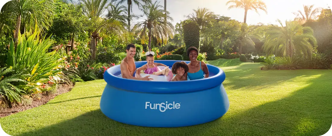 Piscine autoportée gonflable FunSicle 2,44 x h0,76m