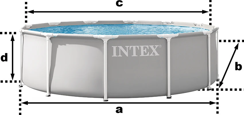 Dimensions Prism Frame 3,66 x h0,99m