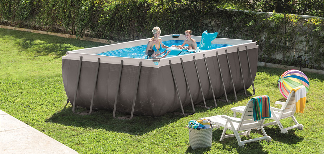 piscine tubulaire 4 x 2 x 1 m