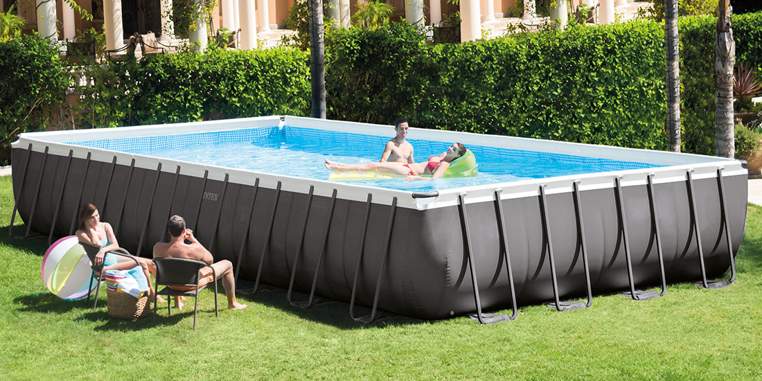 Piscine tubulaire Intex Ultra XTR 9,75 x 4,88 x h1,32m