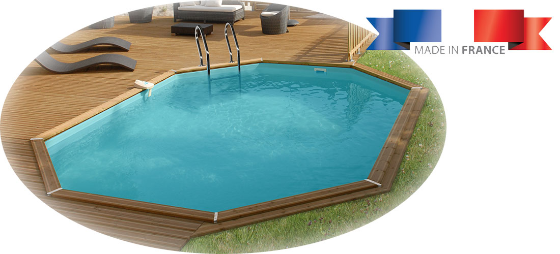 Piscine bois Sunbay Lavender