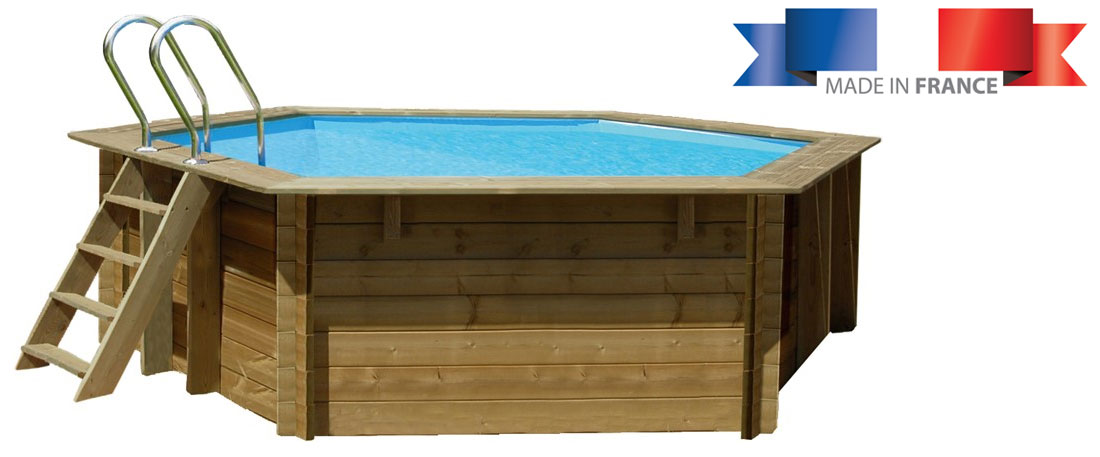 Piscine bois Sunbay Vanille