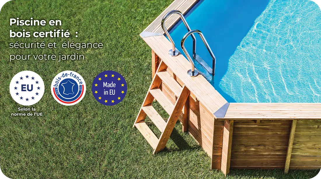 Piscine bois Sunbay fabrication française