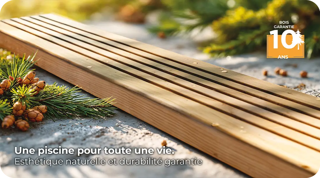 Sunbay piscine bois Garantie 10 ans