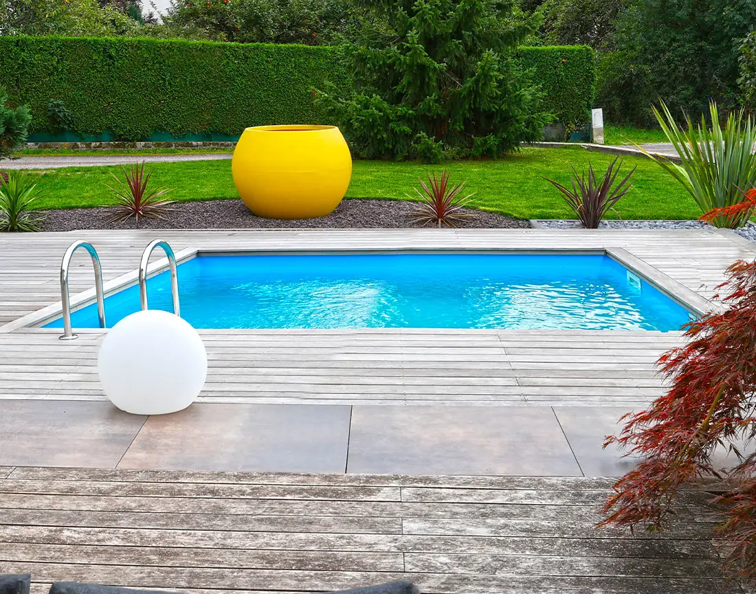 Piscine Azura Ubbink carrée 3,00 x 3,00 x h1,26m