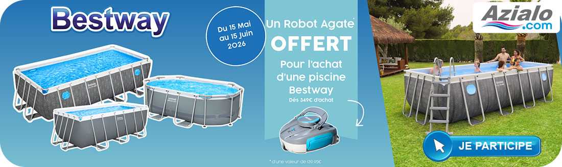 Robot Offert pour l'achat d'une piscine Bestway