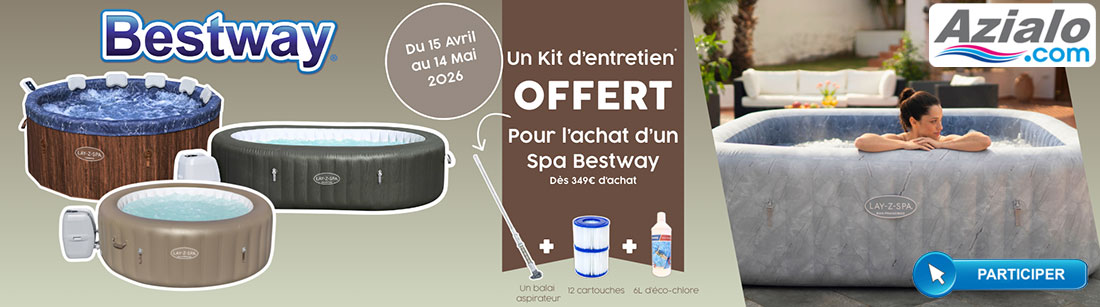 Kit Entretien Offert pour l'achat d'un spa Bestway