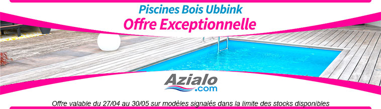 Offre spéciale piscines bois Ubbink