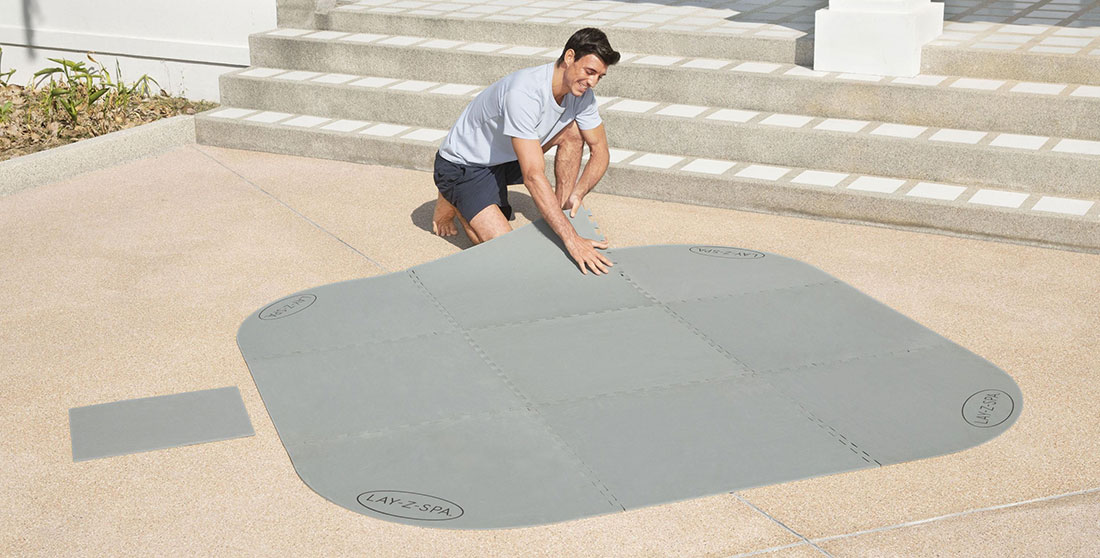 Tapis De Sol Bestway Spécial Spa 14 Dalle de protection pour Spa Bestway