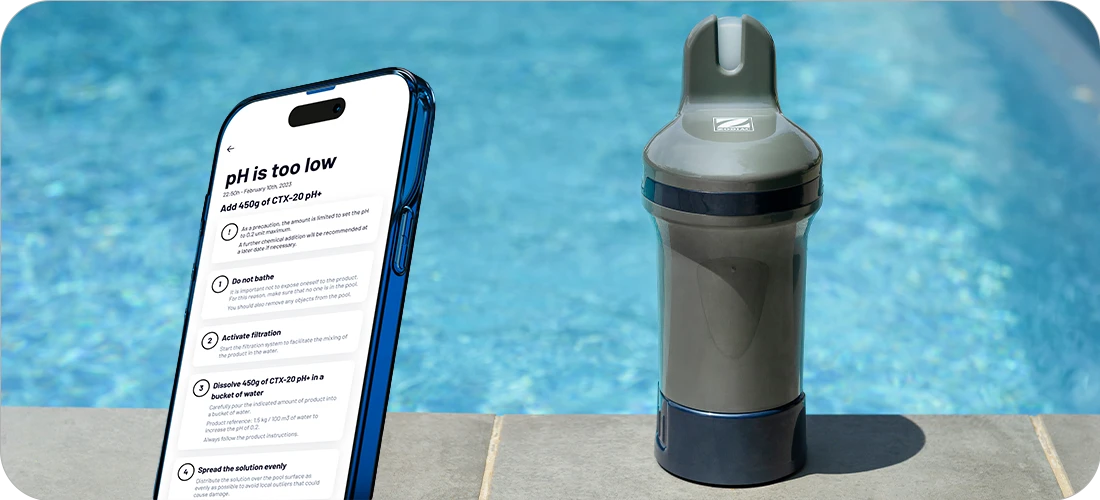 Application smartphone Fluidra Blue Connect