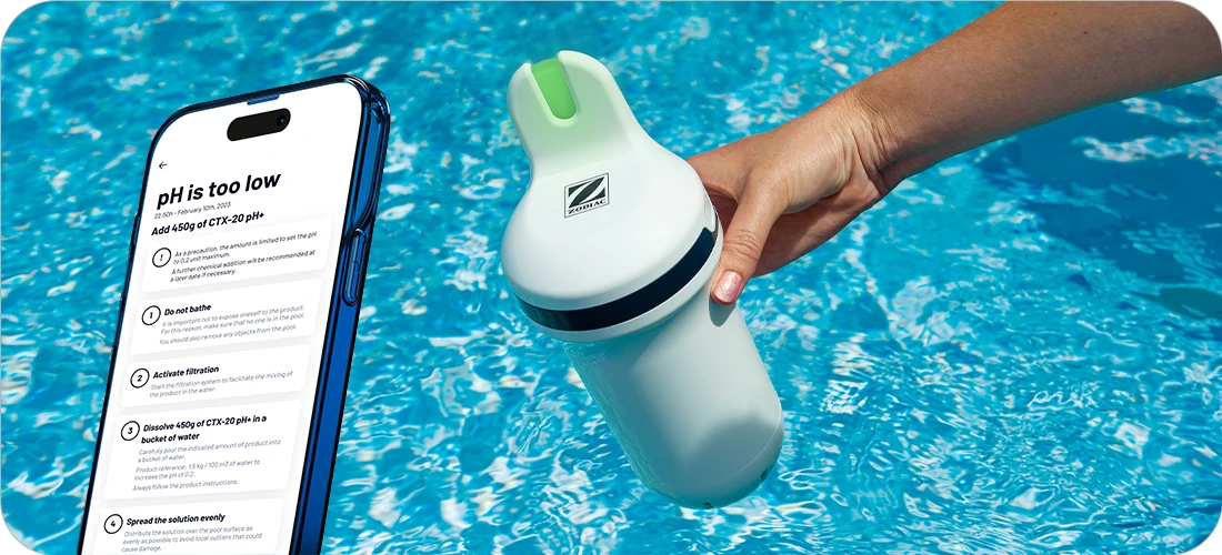 Application smartphone Fluidra Blue Connect