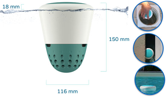 ICO, traitement de piscine connecté compact