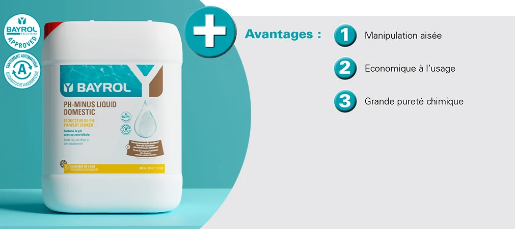 pH minus liquide Bayrol - pH Minus Liquid Domestic