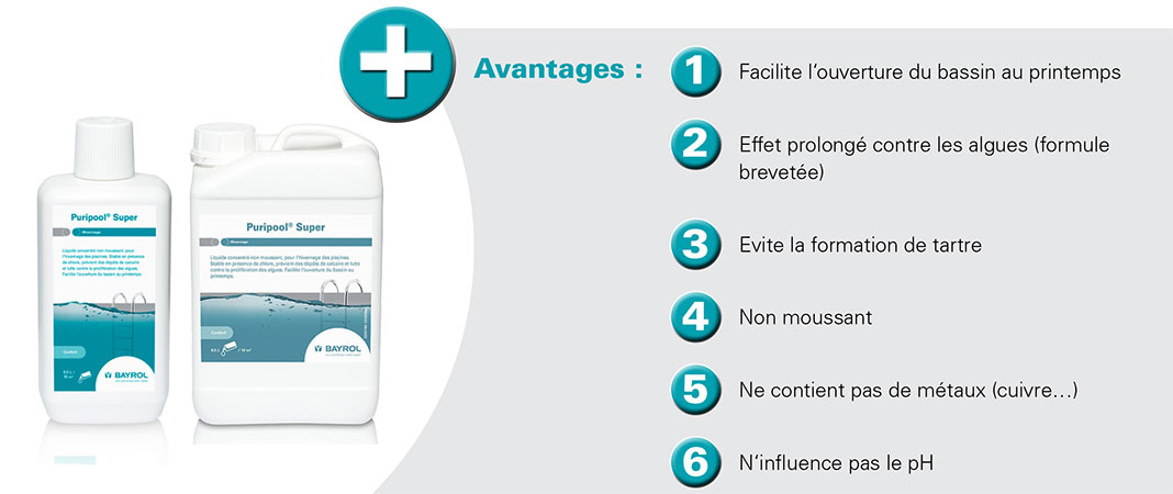 Produit hivernage Puripool Bayrol