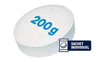 HTH Maxitab Action5 chlore lent multiactions 200G en sachet individuel