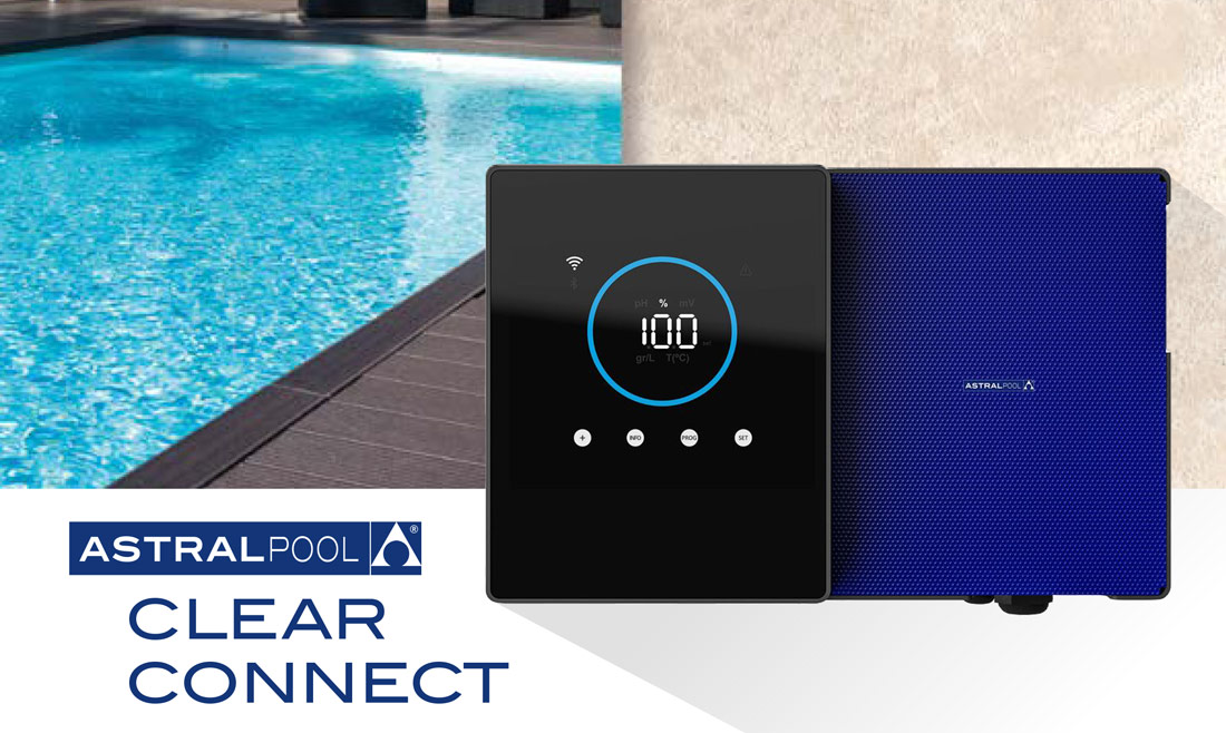 Vue d'ensemble de l'électrolyseur Astral Clear Connect Evo - version évolutive