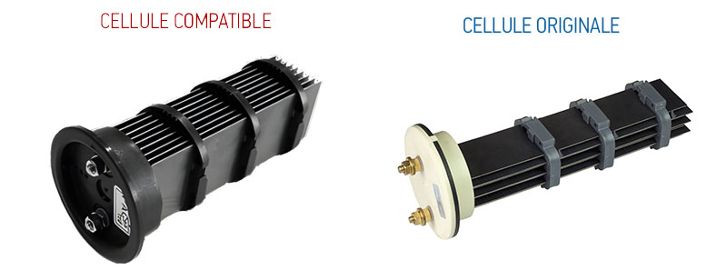 Cellule d'origine Pacific Sel et cellule compatible électrolyse sel Kawana