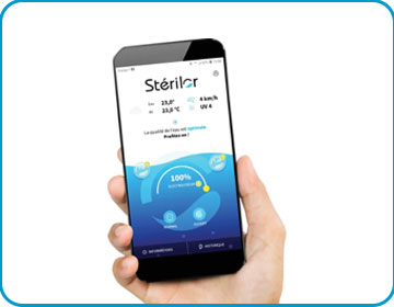Sterilor XP Connectivité et application