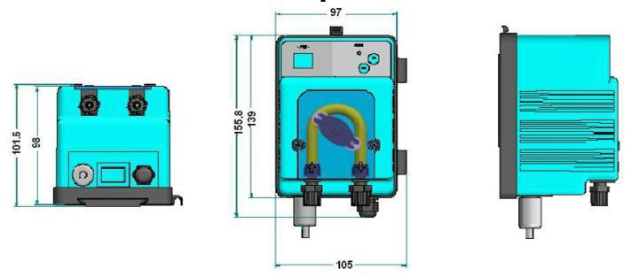 Dimensions pompe doseuse mp2 pool T