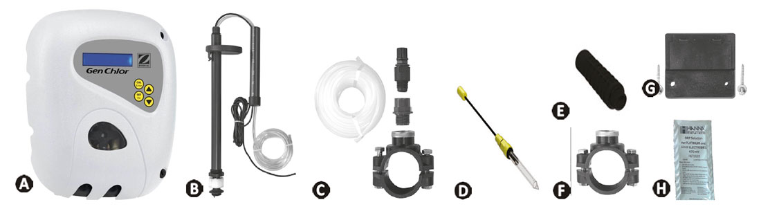 Composition du kit GenChlore Zodiac